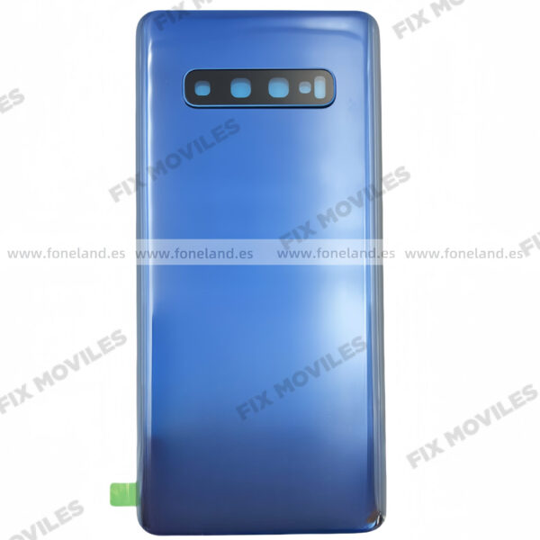 Tapa Trasera Para SAMSUNG S10 PLUS G975F Azul(SIN LOGO)