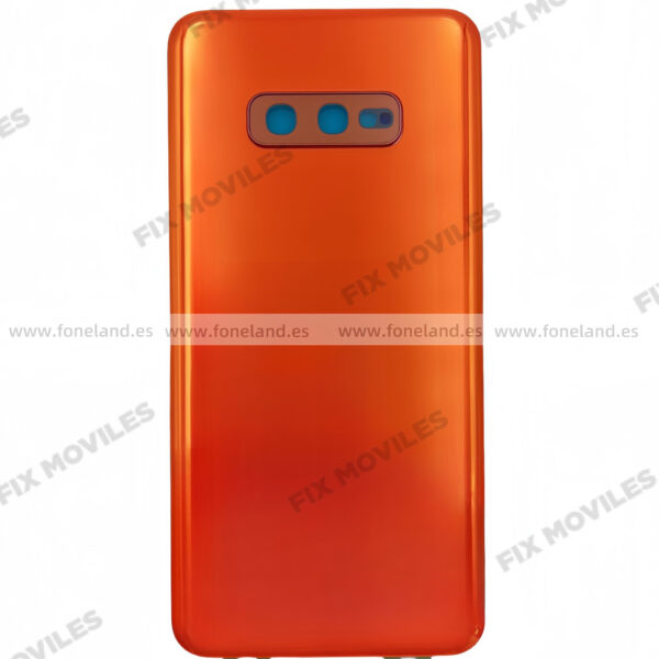 Tapa Trasera Para SAMSUNG S10E G970F Naranja(SIN LOGO)