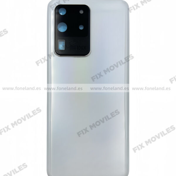 Tapa Trasera Para SAMSUNG S20 ULTRA G988B Blanco(SIN LOGO)