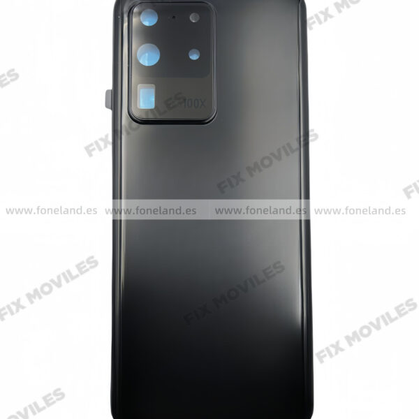 Tapa Trasera Para SAMSUNG S20 ULTRA G988B Negro(SIN LOGO)