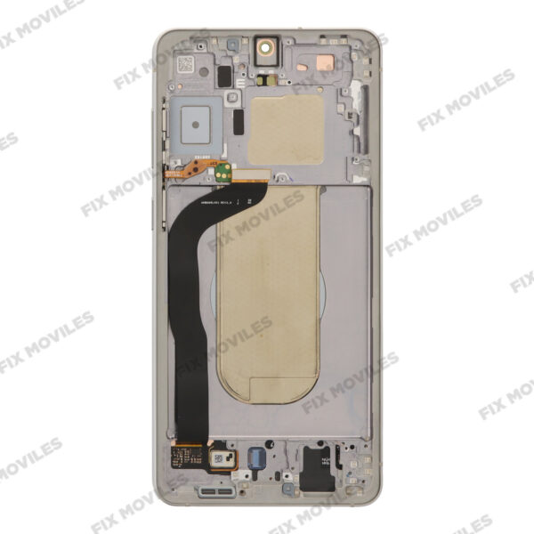 Pantalla Samsung S25 Edge SM-S937 Plateado con marco SERVICE PACK