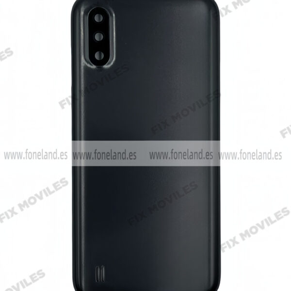 Tapa Trasera para Samsung A01 A015F Negro Con Lente (SIN LOGO)