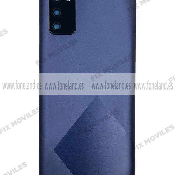 Tapa Trasera para Samsung A02S A025F Azul Con Lente (SIN LOGO)