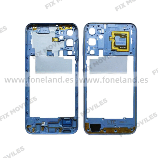 Carcasa intermedia para Samsung A15 4G A155F Azul