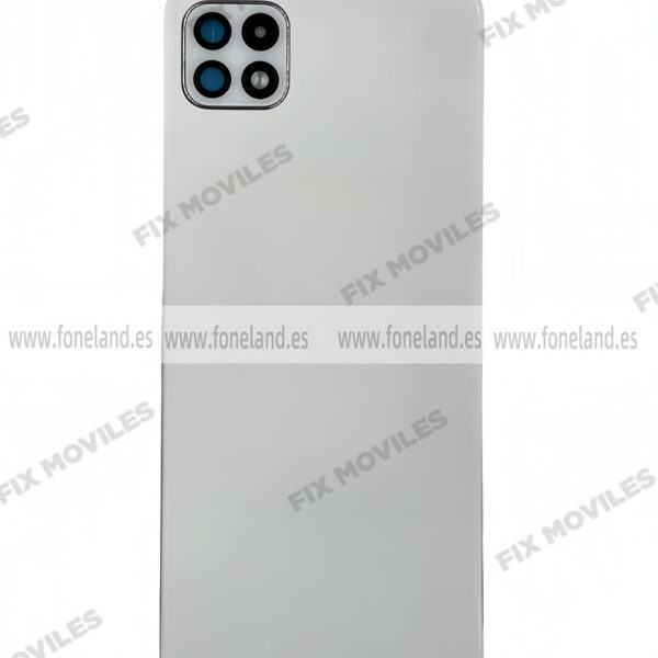 Tapa Trasera para Samsung A22 5G A226B Blanco Con Lente (SIN LOGO)