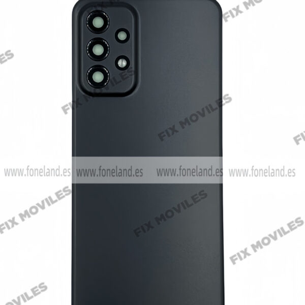 Tapa Trasera para Samsung A23 A235F Negro Con Lente (SIN LOGO)