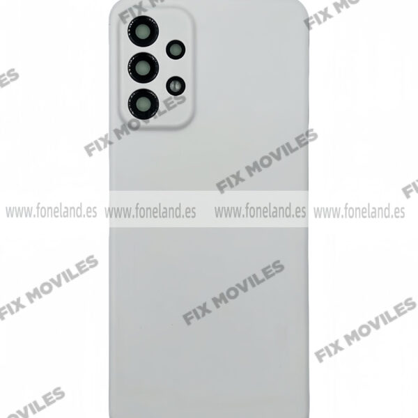 Tapa Trasera para Samsung A23 A235F Blanco Con Lente (SIN LOGO)