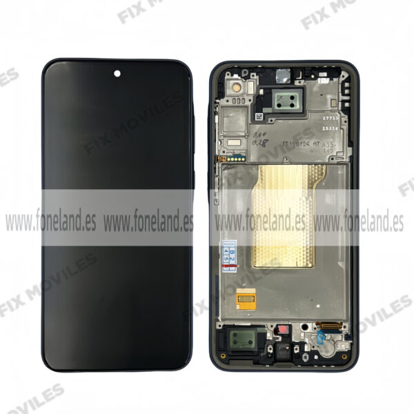 Pantalla Samsung A35 5G Con Marco Negro Completa LCD+Tactil INCELL (No Lee Huella)