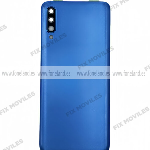 Tapa Trasera para Samsung A70 A705F Azul Con Lente (SIN LOGO)