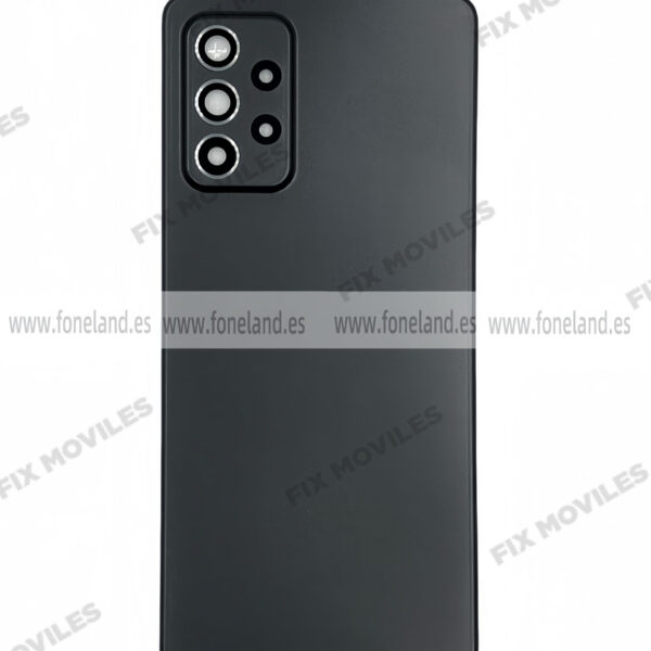 Tapa Trasera para Samsung A72 4G A725F Negro Con Lente (SIN LOGO)