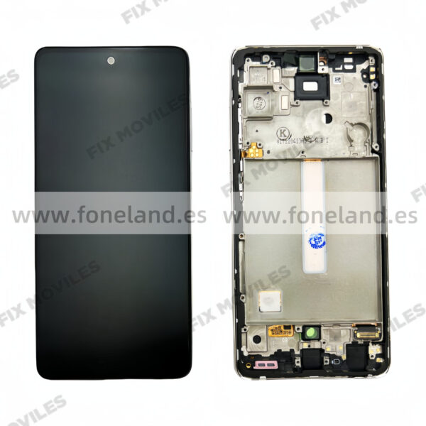 Pantalla Samsung Galaxy A52 4G A525 / A52 5G A526 Blanca con Marco Original Completa SERVICE PACK (Sin Batería)
