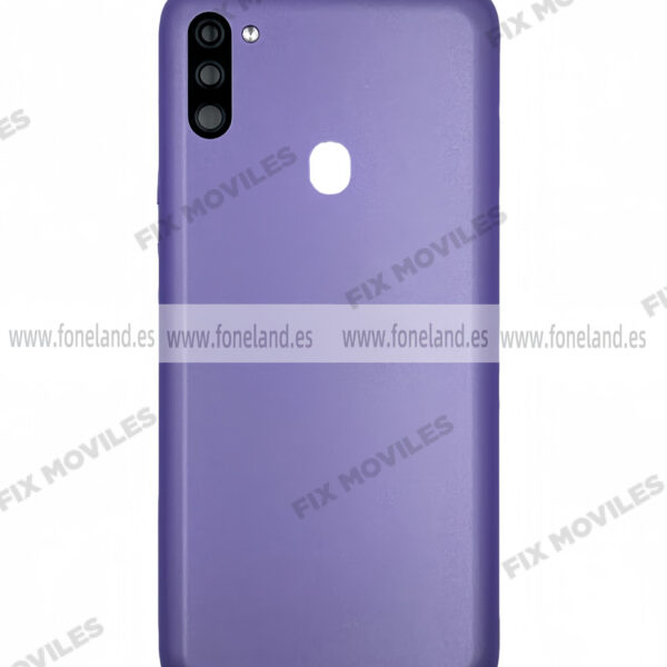 Tapa Trasera para Samsung M11 M115F Purpura Con Lente (SIN LOGO)