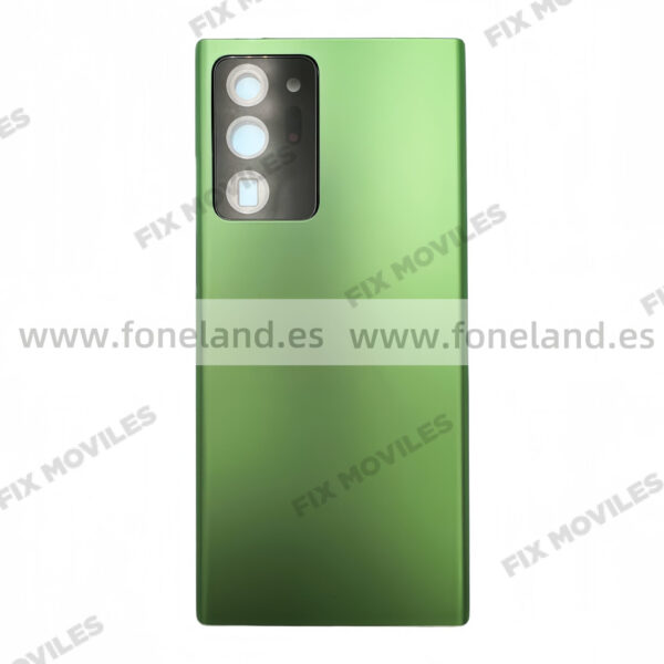 Tapa Trasera para Samsung Note 20 Ultra N985F Verde Con Lente (SIN LOGO)