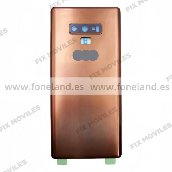 Tapa Trasera Samsung Note 9 N960F Bronce con Lente