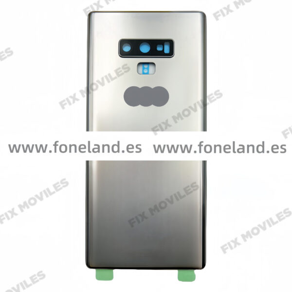 Tapa Trasera Samsung Note 9 N960F Plata con Lente