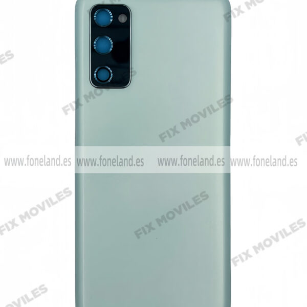 Tapa Trasera para Samsung S20 FE G780F/5G G781B Verde Con Lente (SIN LOGO)