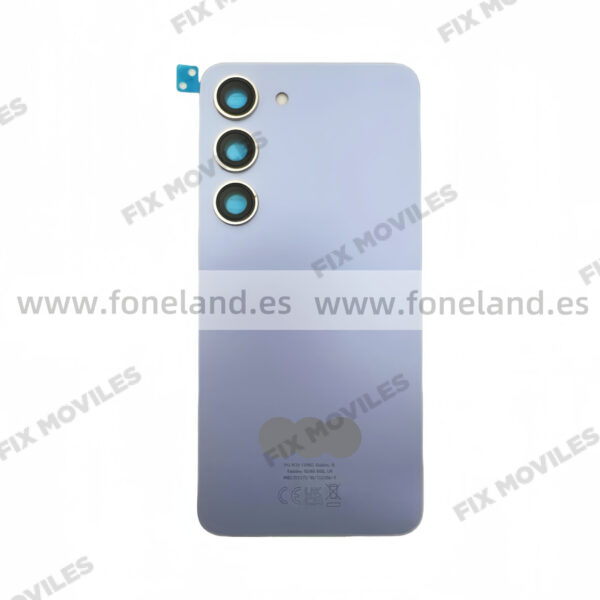 Tapa Trasera Samsung S23 S911B Azul con Lente