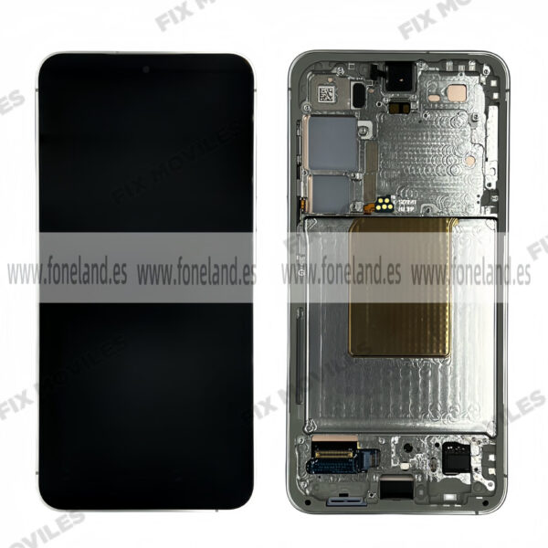Pantalla Samsung S24 5G 2024 S921 Verde con Marco Original Completa SERVICE PACK