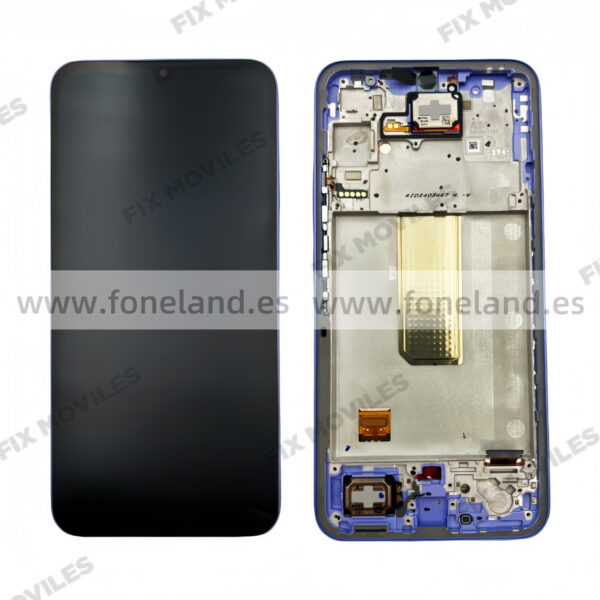 Pantalla Samsung SM-A346 A34 5G 2023 Lila con Marco Completa SERVICE PACK