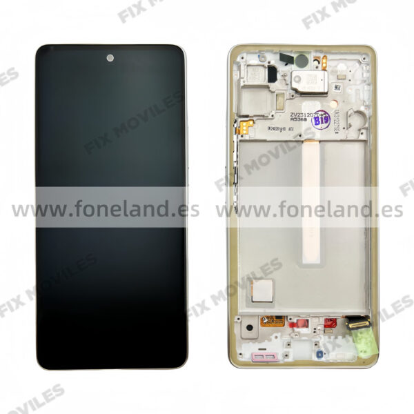 Pantalla Samsung SM-A536 A53 5G 2022 Blanco con Marco Original Completa SERVICE PACK