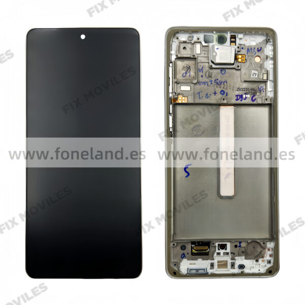 Pantalla Samsung SM-A736 A73 5G 2022 Blanco con Marco Original Completa SERVICE PACK