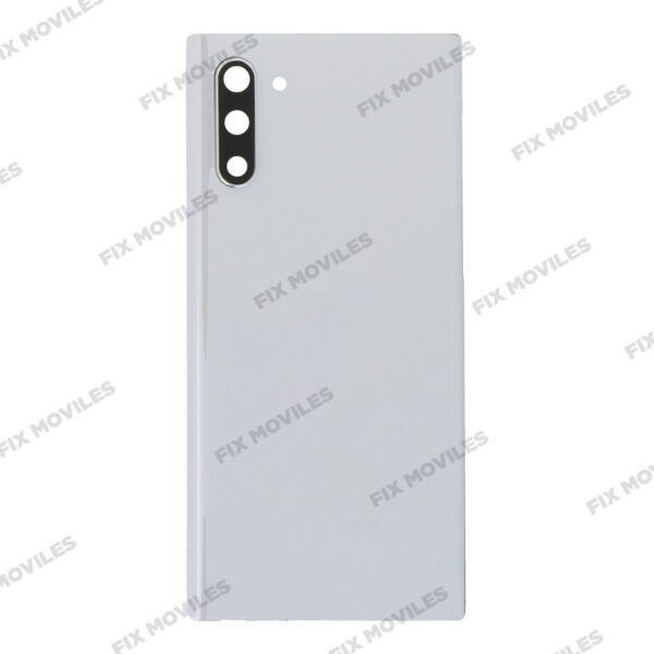 Cubierta de bateria Trasera SM – SM-N970 GALAXY Note 10 Blanca con lente Tapa Calidad Premium
