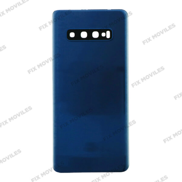 Cubierta de bateria Trasera SM – G975 GALAXY S10 Plus Azul con lente Tapa Calidad Premium