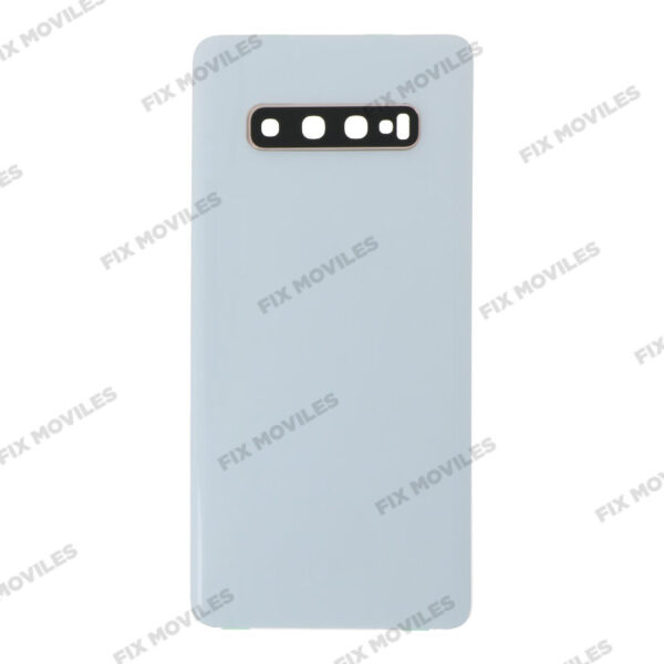 Cubierta de bateria Trasera SM – G975 GALAXY S10 Plus Blanco con lente Tapa Calidad Premium