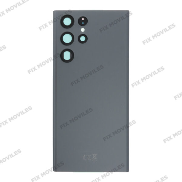 Cubierta de bateria Trasera SM – S22 Ultra 5G S908B Gris con lente Tapa Calidad Premium