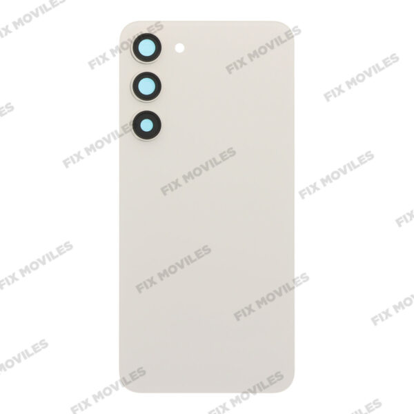 Cubierta de bateria Trasera SM – S23 Plus S916B Blanco con lente Tapa Calidad Premium