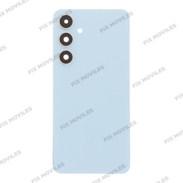 Cubierta de bateria Trasera para SM – S24 FE 5G S721B Azul con lente Tapa Calidad Premium