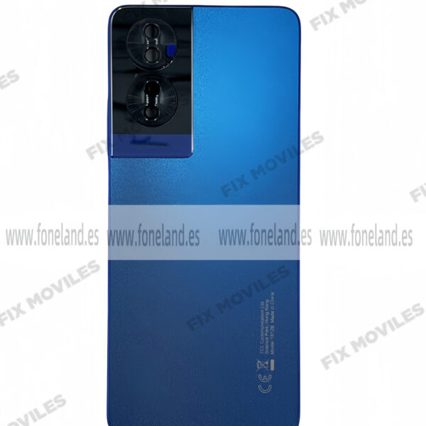 Tapa Trasera Para TCL 40 NXTRAPER 4G Azul con Lente Original