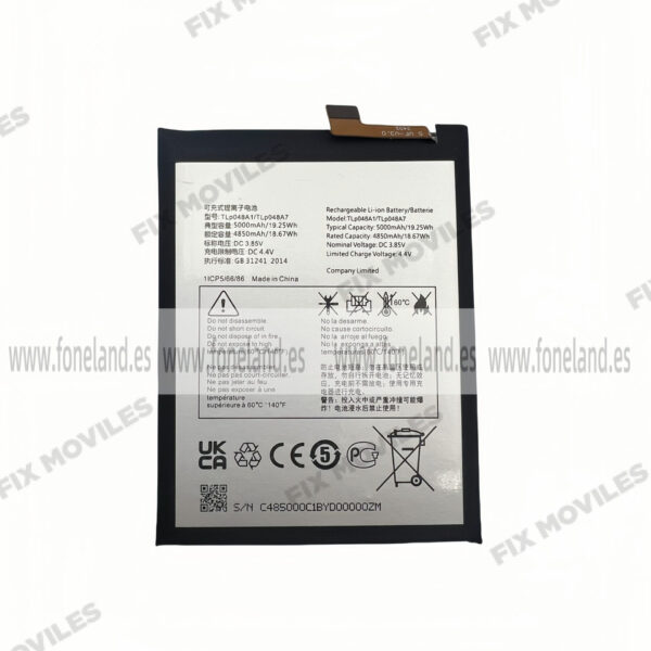 BaterÃ­a TCL 408 / TCL 406 / TCL 405 / TCL 305 / TCL 20S / TCL 20L PLUS / TCL 20 SE / 30 SE (TLp048A7 / TLp048A1 / TLP048A8 )