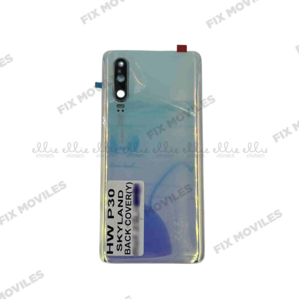 Tapa Trasera Huawei P30 Azul Cielo Con Lente Original