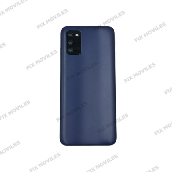 Tapa Trasera Samsung A03S A037F Azul con Lente