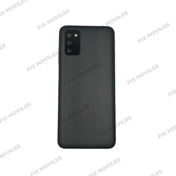 Tapa Trasera Samsung A03S A037F Negra con Lente
