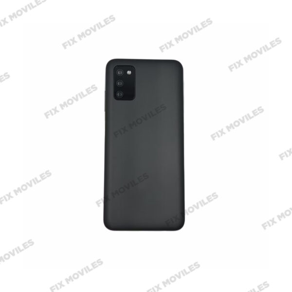 Tapa Trasera Samsung A03S A037G Negra con Lente