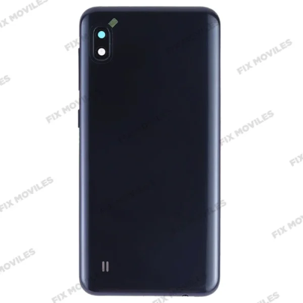 Tapa Trasera Samsung A10 A105F Negra con Lente