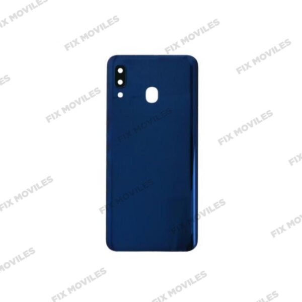 Tapa Trasera Samsung A20S A207F Azul con Lente