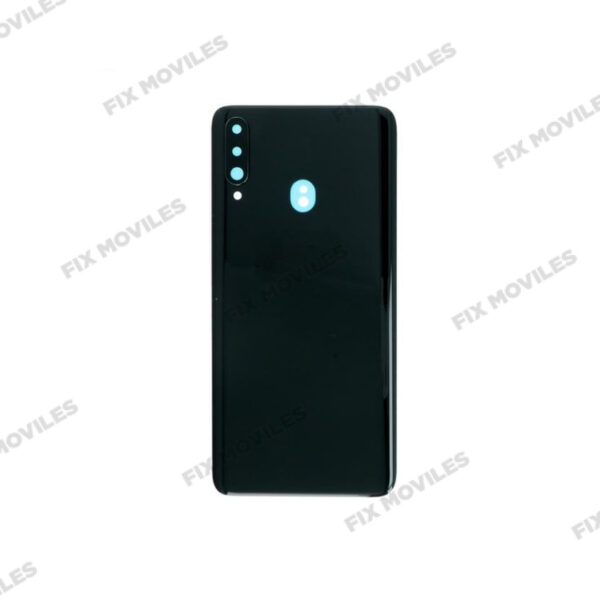 Tapa Trasera Samsung A20S A207F Negro con Lente