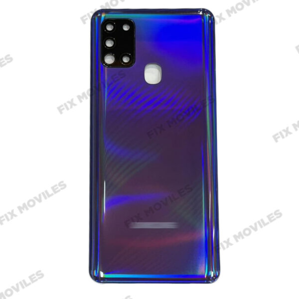 Tapa Trasera Samsung A21S A217F Azul con Lente