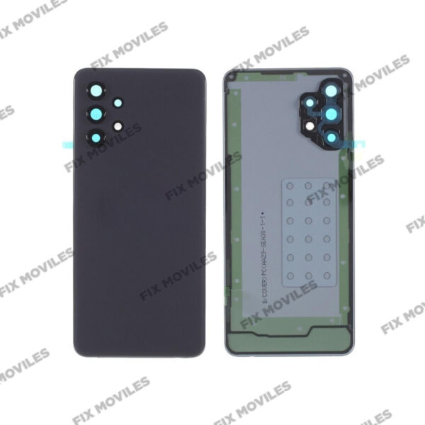 Tapa Trasera Samsung A32 4G A325F Negra con Lente