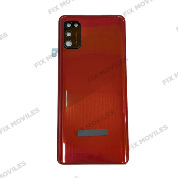 Tapa Trasera Samsung A41 A415F Rojo con Lente