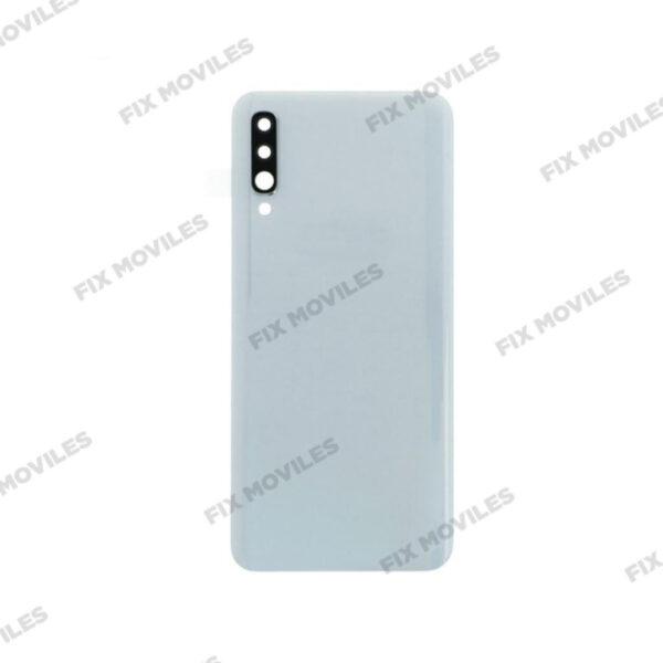 Tapa Trasera Samsung A50/ A505F Blanco con Lente