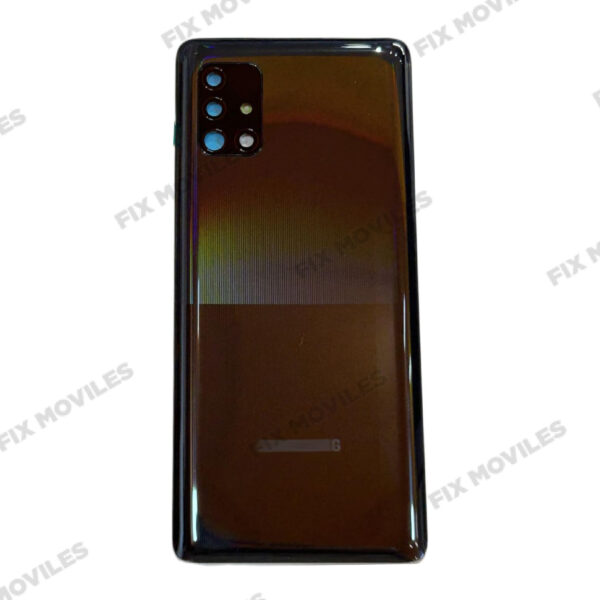Tapa Trasera Samsung A51 5G A516F Negra con Lente
