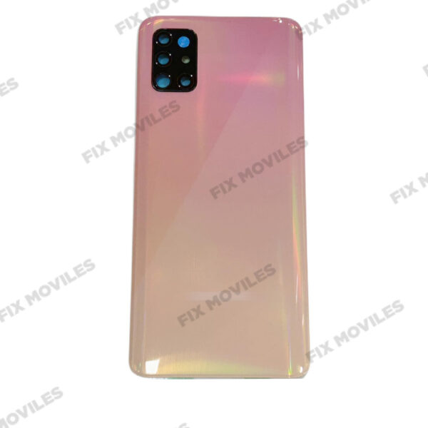 Tapa Trasera Samsung A51 A515 Rosa Material Original con Lente