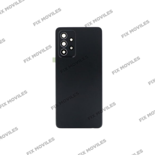 Tapa Trasera Samsung A72 4G A725F / A72 5G A726B Negra con Lente