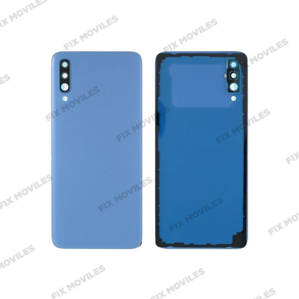 Tapa Trasera Samsung A70 A705F Azul con Lente
