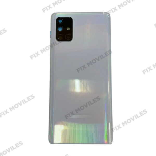 Tapa Trasera Samsung A71 A715 Blanca Material Original con Lente