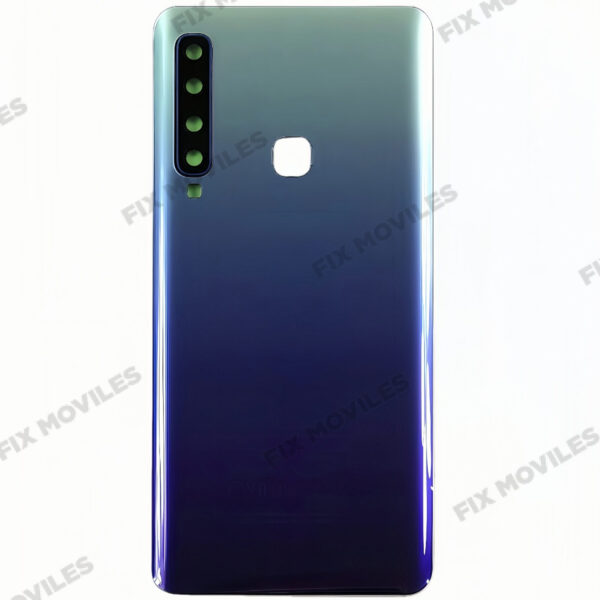 Tapa Trasera Samsung A9 2018 Azul con Lente